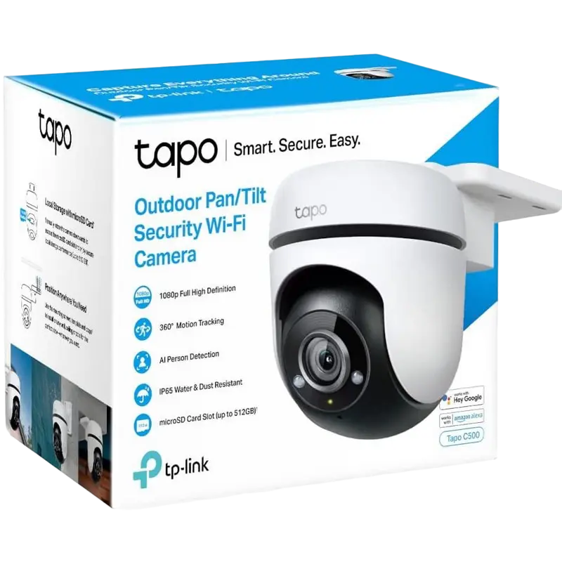 Умная камера видеонаблюдения TP-LINK TAPO C500 Белый