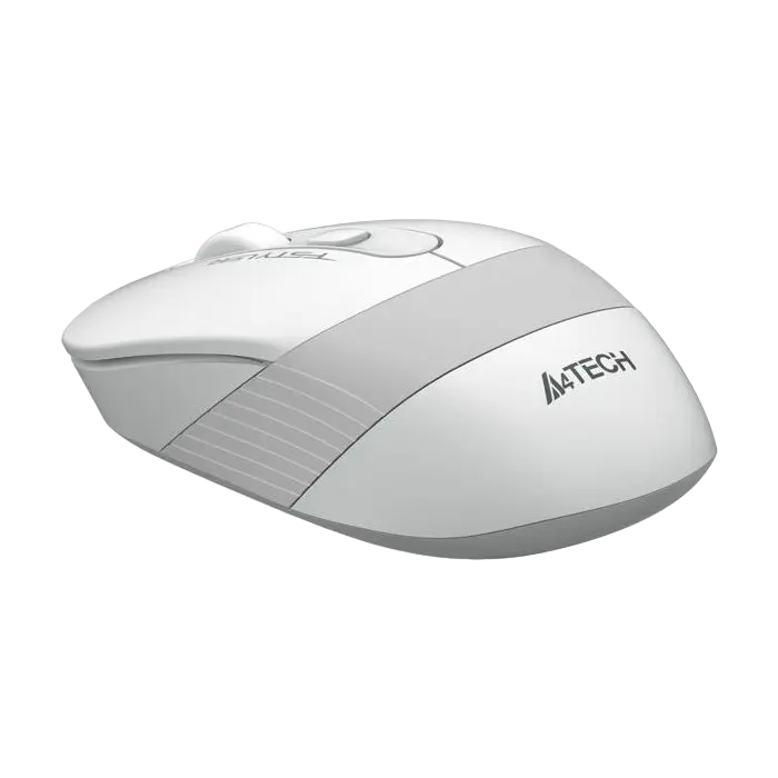 Беcпроводная мышь A4Tech FG10 Беспроводное Белый/Серый