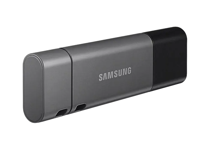 USB Flash накопитель Samsung DUO Plus 32ГБ Черный/Серый