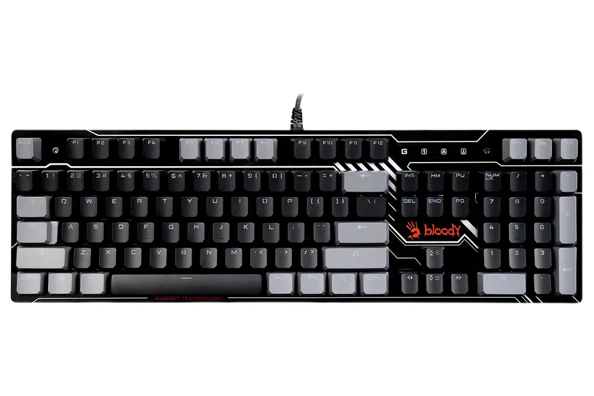 Клавиатура Bloody B808N Механический Черный