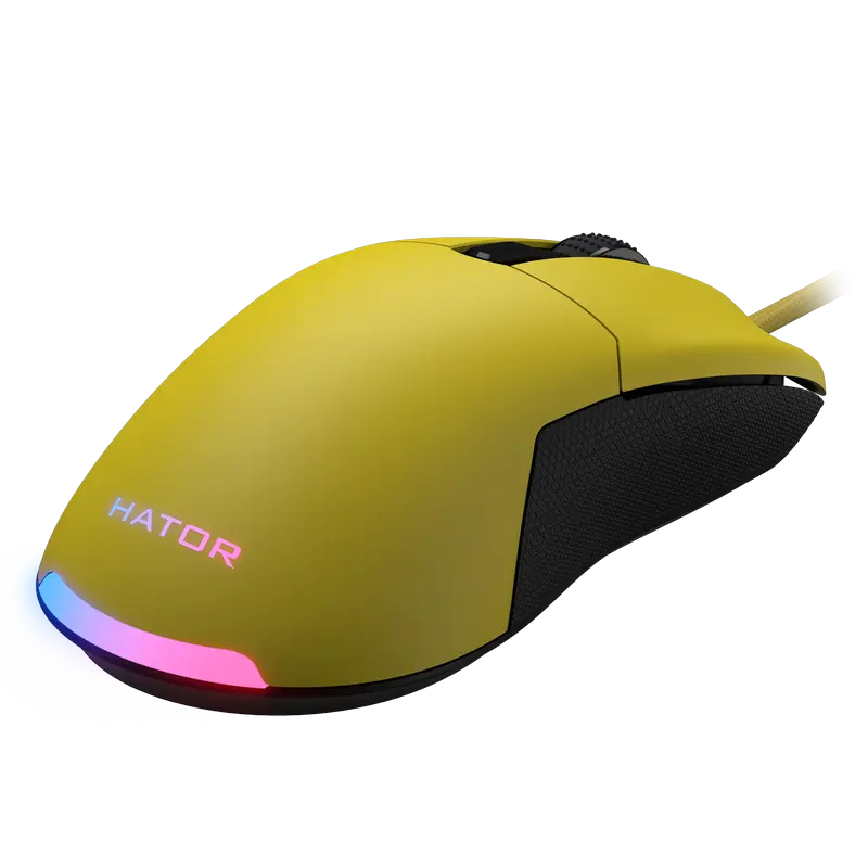Игровая мышь HATOR Pulsar 2 Проводное Жёлтый