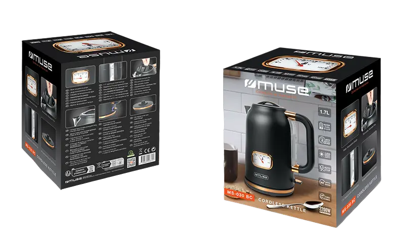 Электрочайник MUSE MS-030BC Чёрный