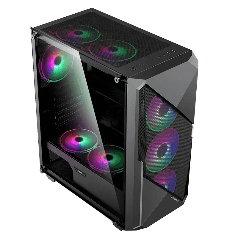 Компьютерный корпус Gamemax REVOLT Midi-Tower Черный