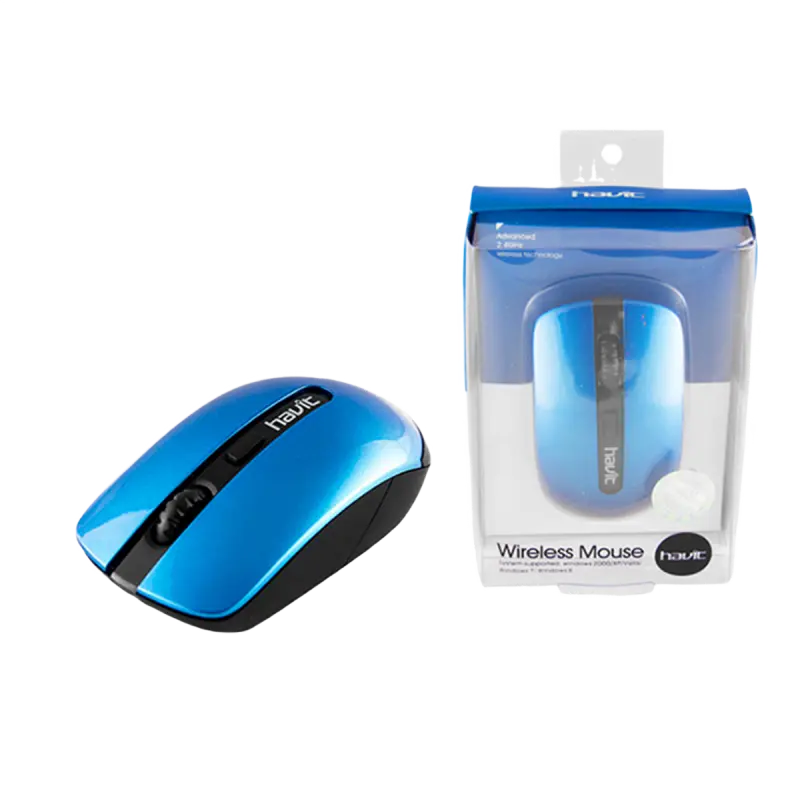 Mouse Wireless Havit HV-MS989GT Fără fir Negru/Albastru