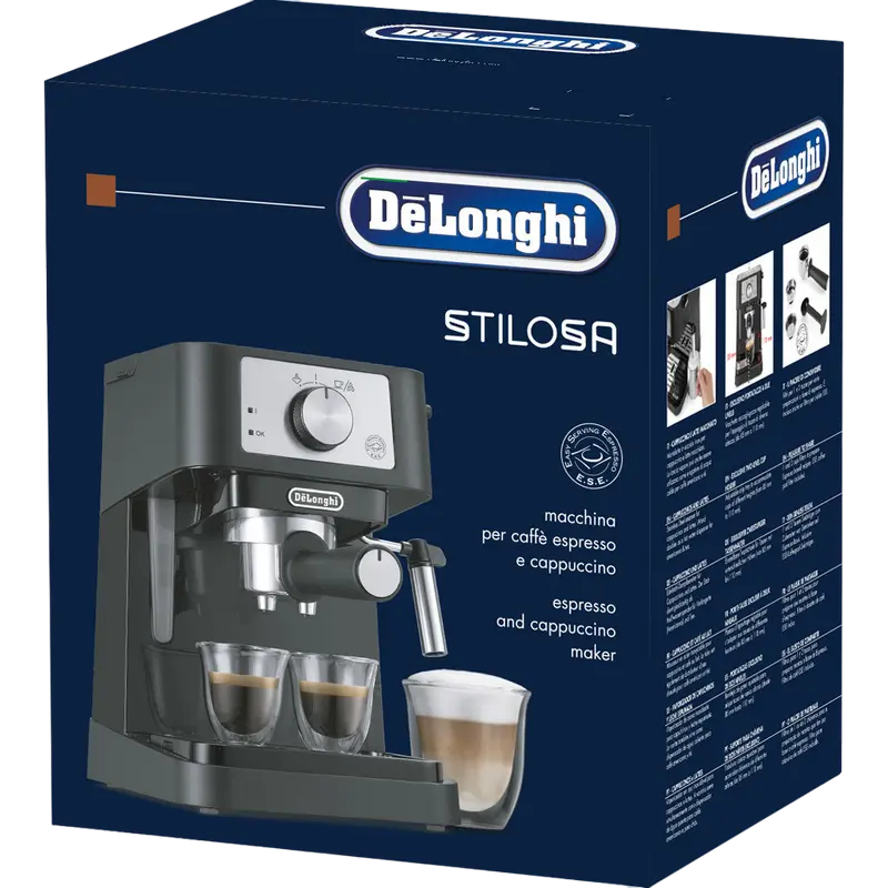 Кофеварка рожковая DeLonghi EC260.BK Черный