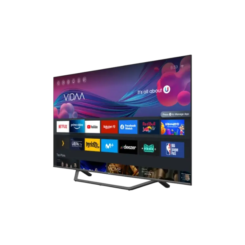 55" QLED SMART Телевизор Hisense 55A7GQ Серый