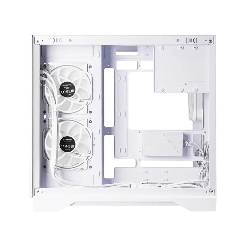 Компьютерный корпус Chieftec Visio, Midi-Tower, Без блока питания, Белый