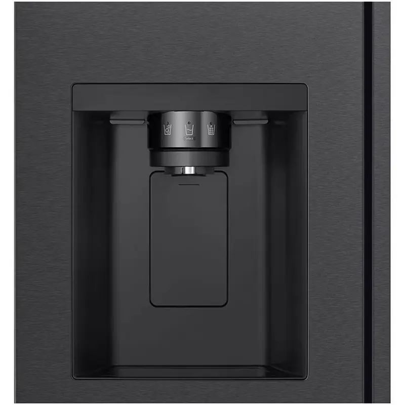 Холодильник LG GSLC41EPPE, Матовый черный