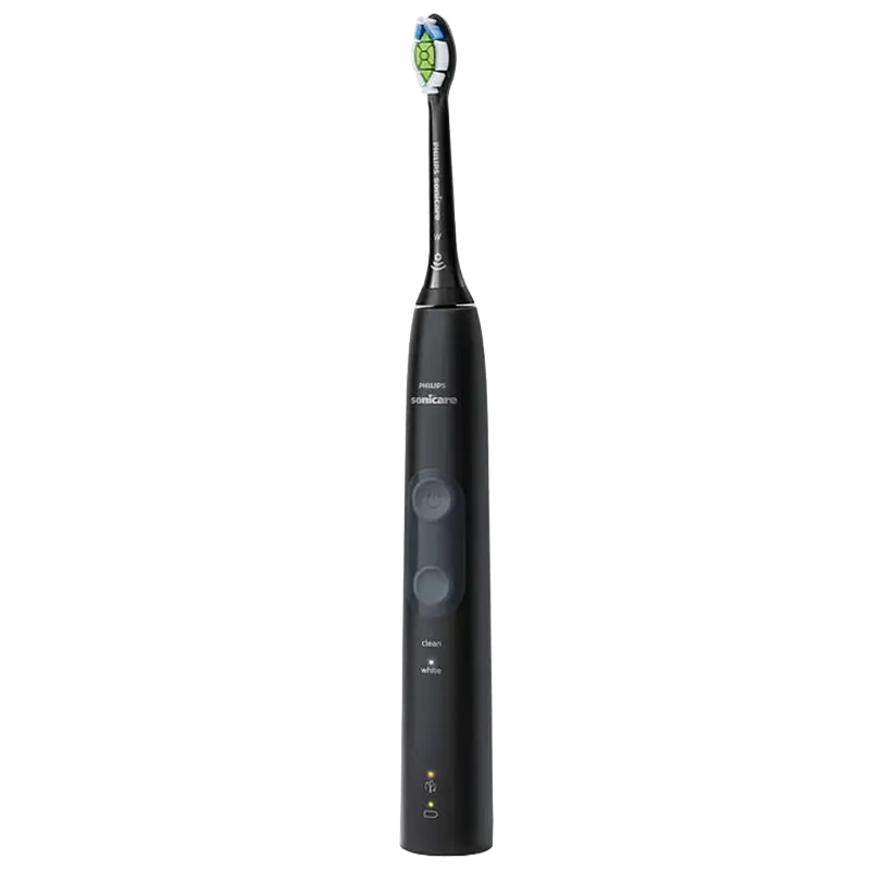 Электрическая звуковая зубная щетка Для взрослых Philips Sonicare ProtectiveClean 4500 Чёрный