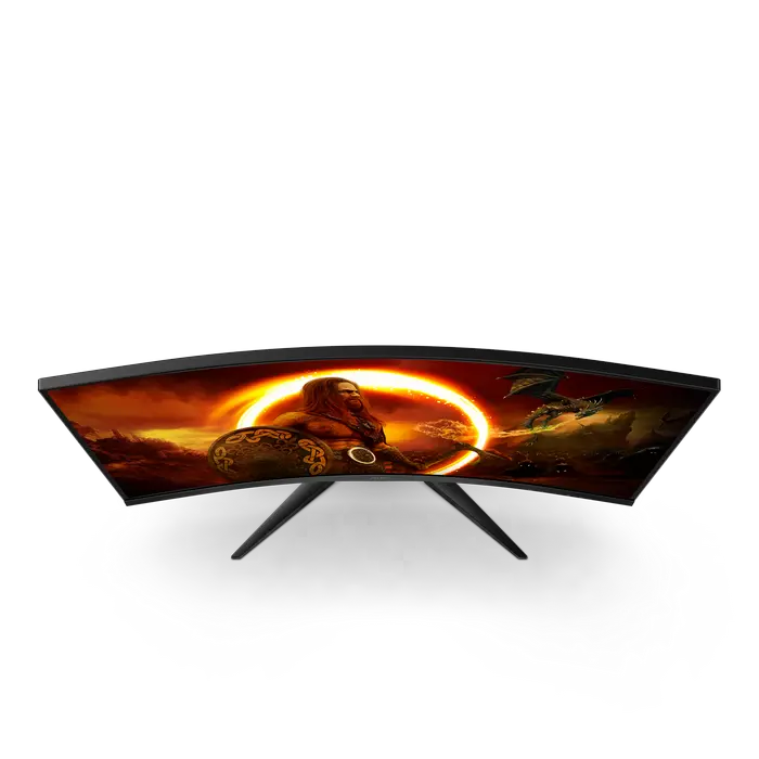 Игровой монитор AOC C32G2ZE/BK Черный | Красный