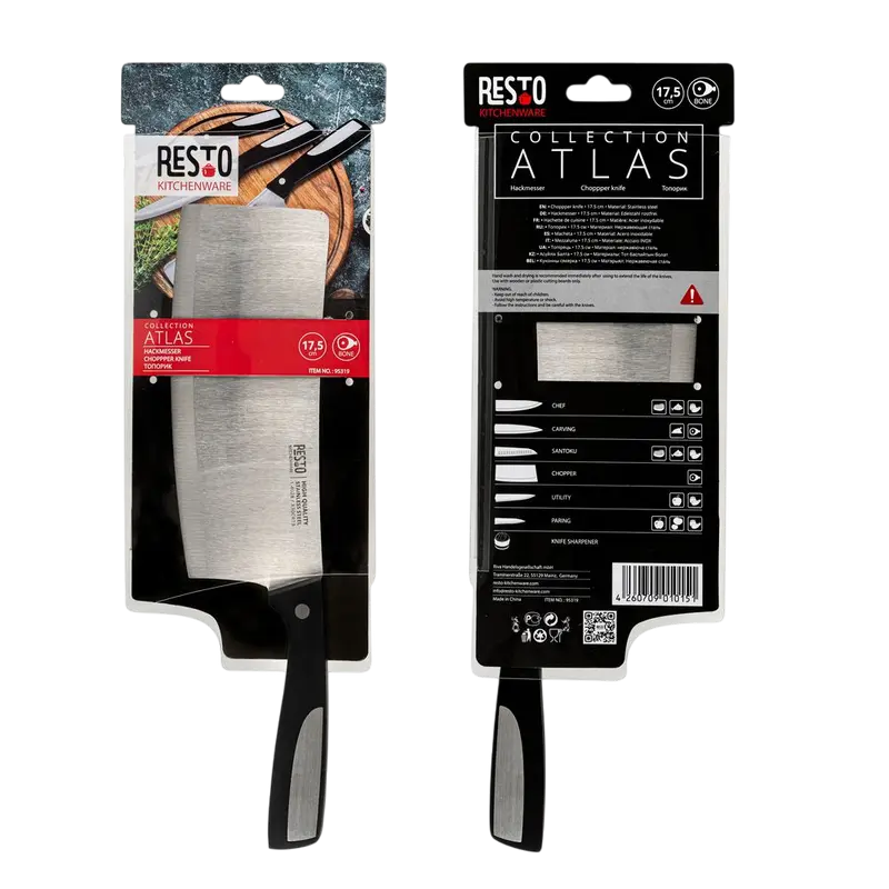 Нож-топорик RESTO 95319 Черный