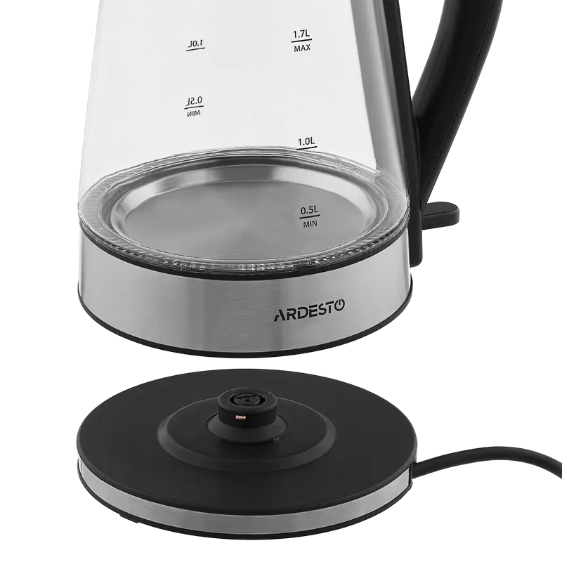 Электрочайник Ardesto EKL-F110 Нержавеющая Сталь | Черный