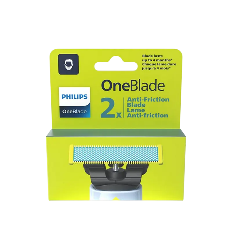 Сменное лезвие для электробритвы Philips OneBlade Черный | Синий
