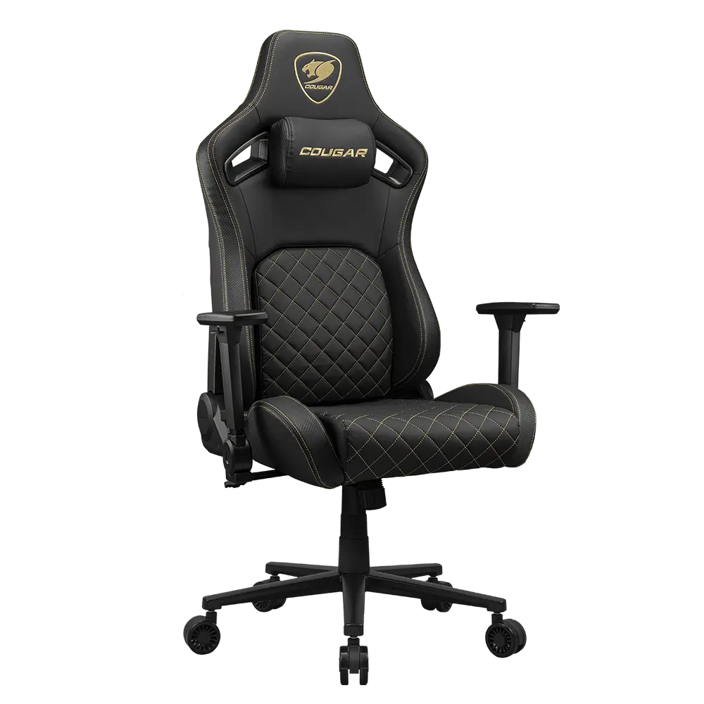 Игровое кресло Cougar Defensor Искусственная кожа Золотой