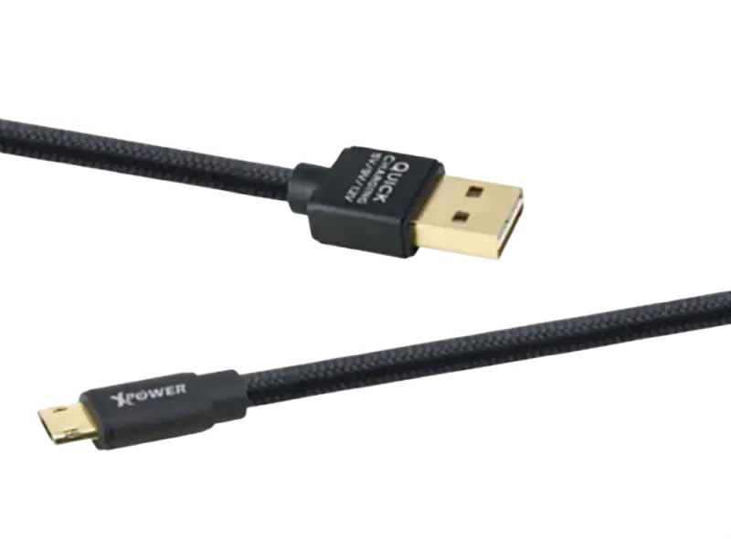 Cablu încărcare și sincronizare Xpower Micro, Speed Cable Negru