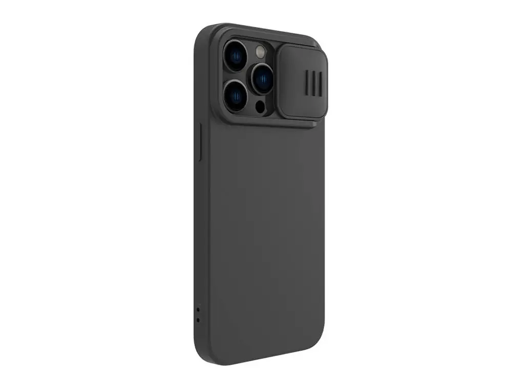 Чехол Nillkin Apple iPhone 14 Pro CamShield Silky Silicone Camshield Чёрный