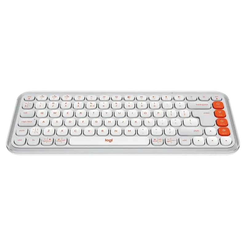 Tastatură Logitech POP ICON Membrană Alb