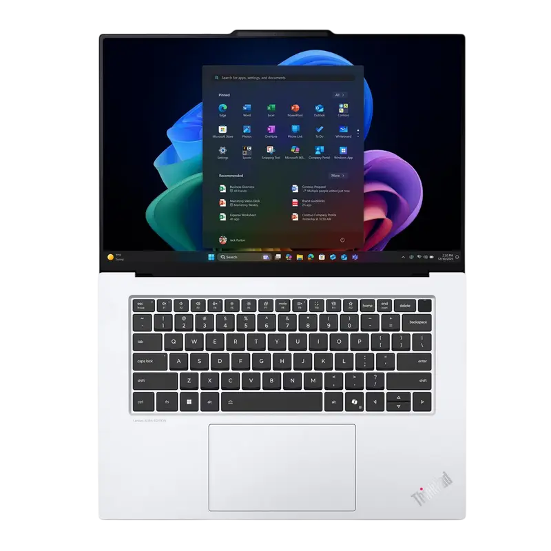 Ноутбук для бизнеса Lenovo ThinkPad X9-15 Gen 1 Белый