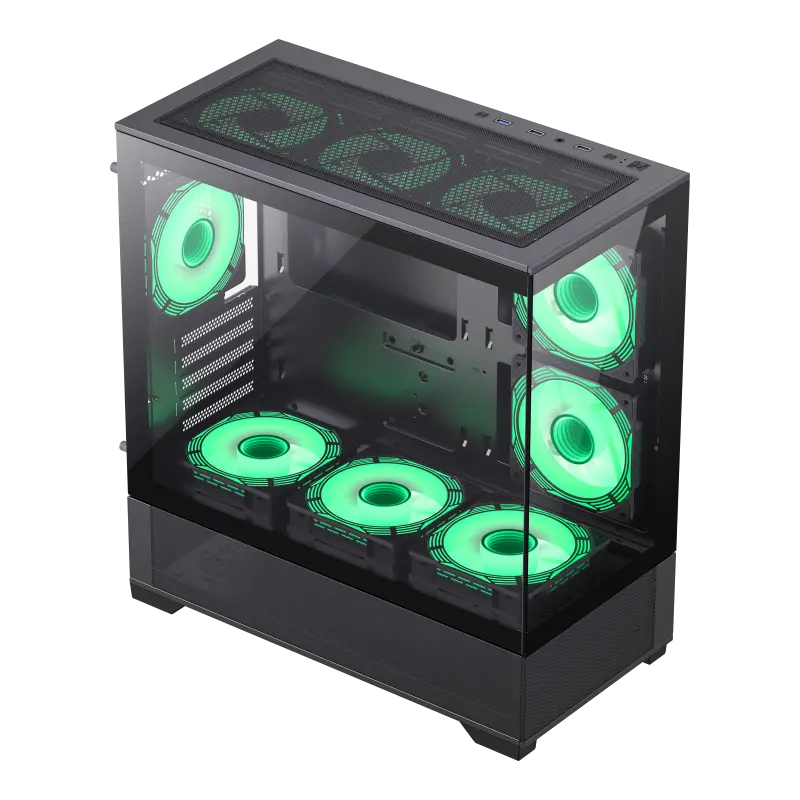 Компьютерный корпус Gamemax VISTA MB Midi-Tower Черный