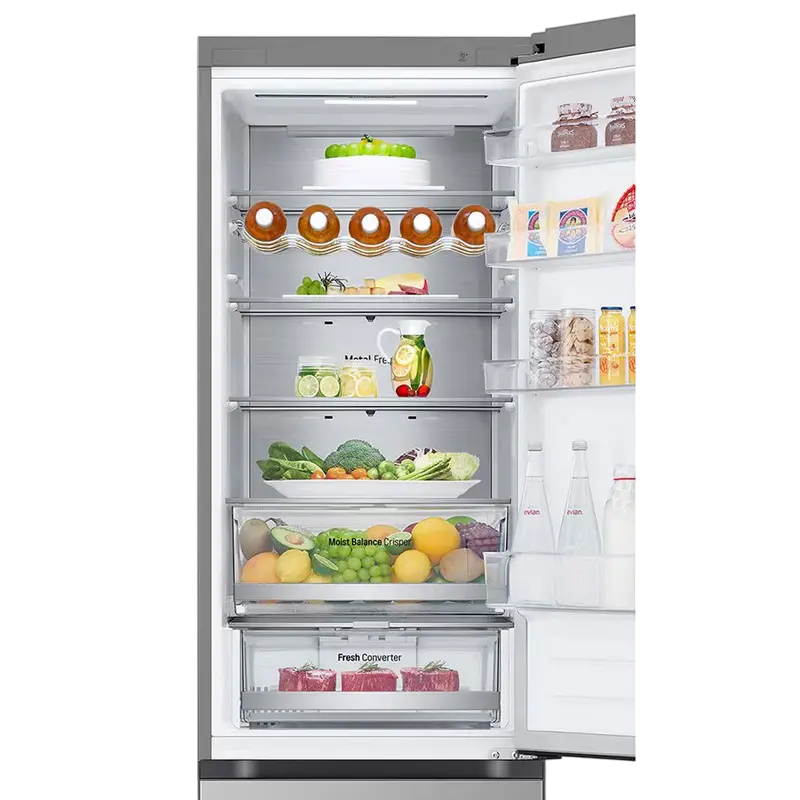 Холодильник LG GBV5250EPY Нержавеющая сталь