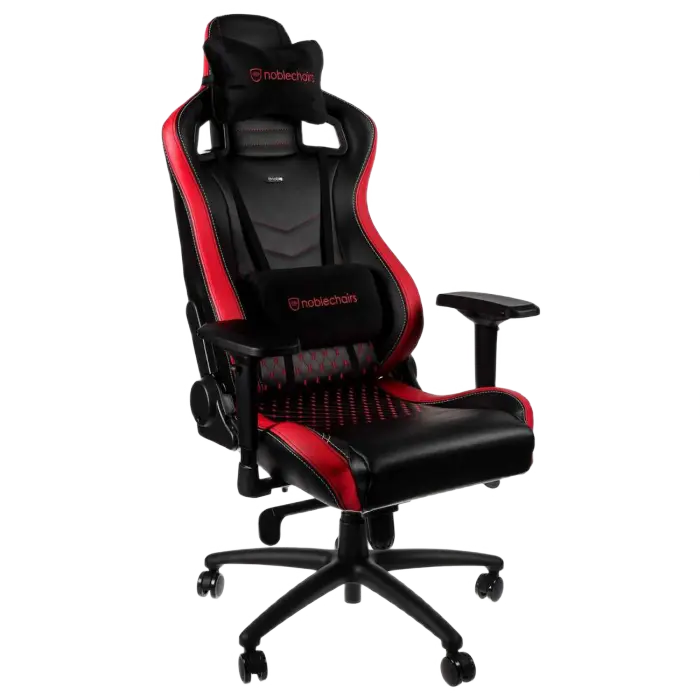 Scaun Gaming Noblechairs Epic PU Piele Negru/Rosu
