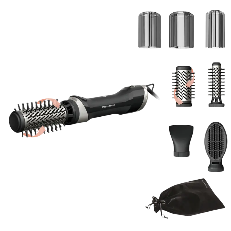 Фен-щётка Rowenta Brush Activ Чёрный