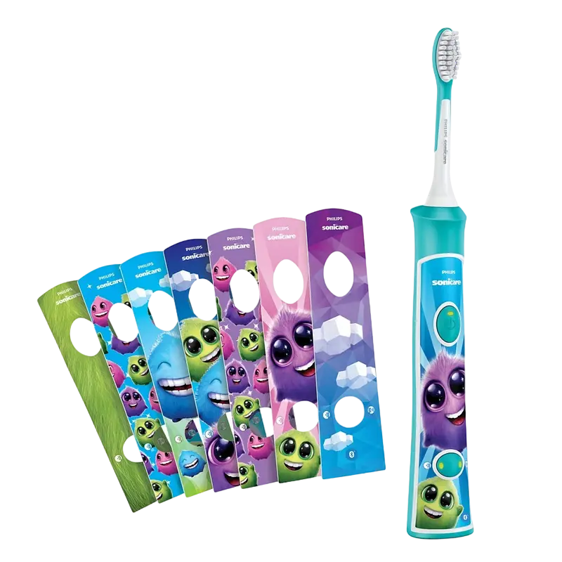 Электрическая звуковая зубная щетка Для детей Philips Sonicare For Kids Бирюзовый