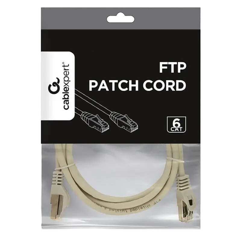 Патч-корд Cablexpert PP6-1.5M Серый