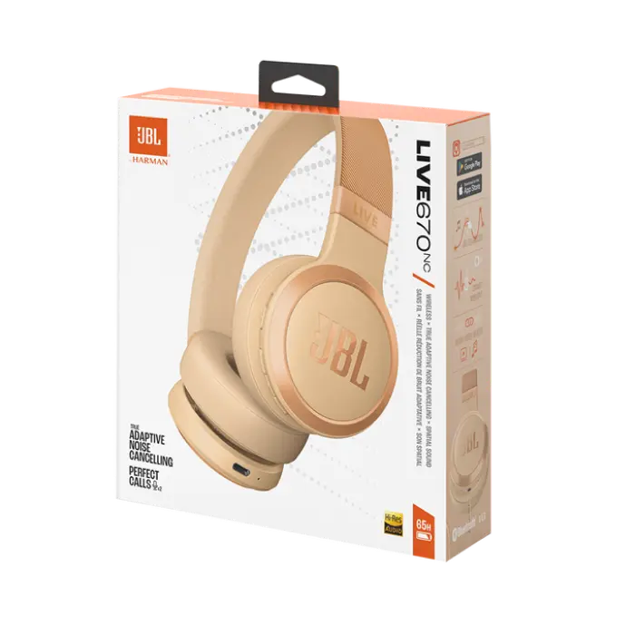 Căști JBL LIVE670NC Nisip