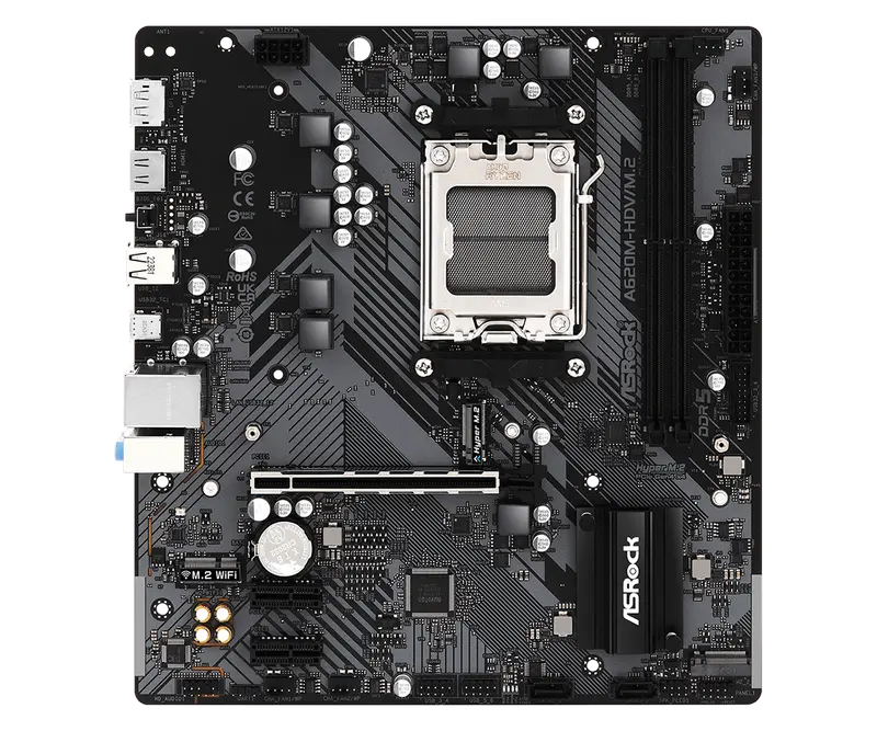Материнская плата ASRock A620M-HDV/M.2 AM5 Micro-ATX