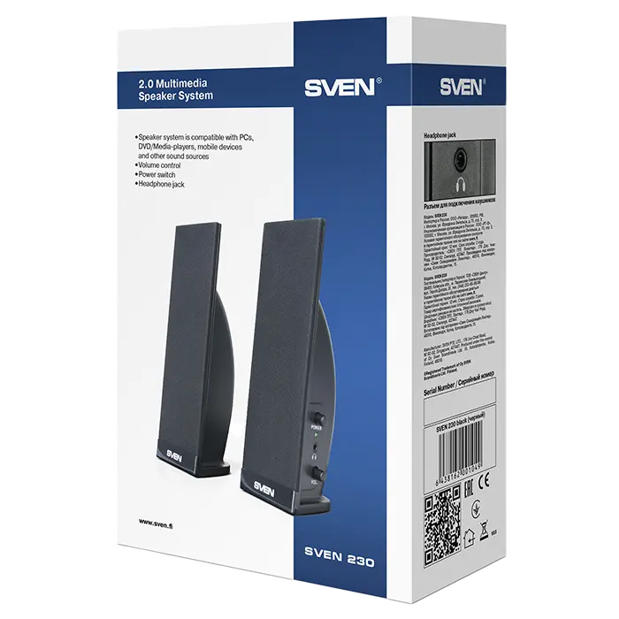 Boxe pentru calculator SVEN 230 Negru