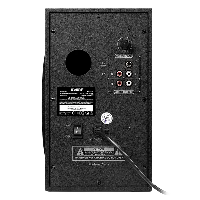 Компьютерные колонки SVEN MS-307 Черный