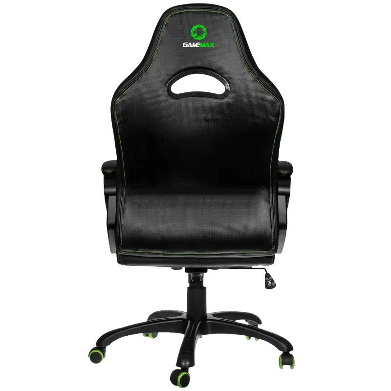 Игровое кресло Gamemax GCR07 Искусственная кожа Черный/Зеленый