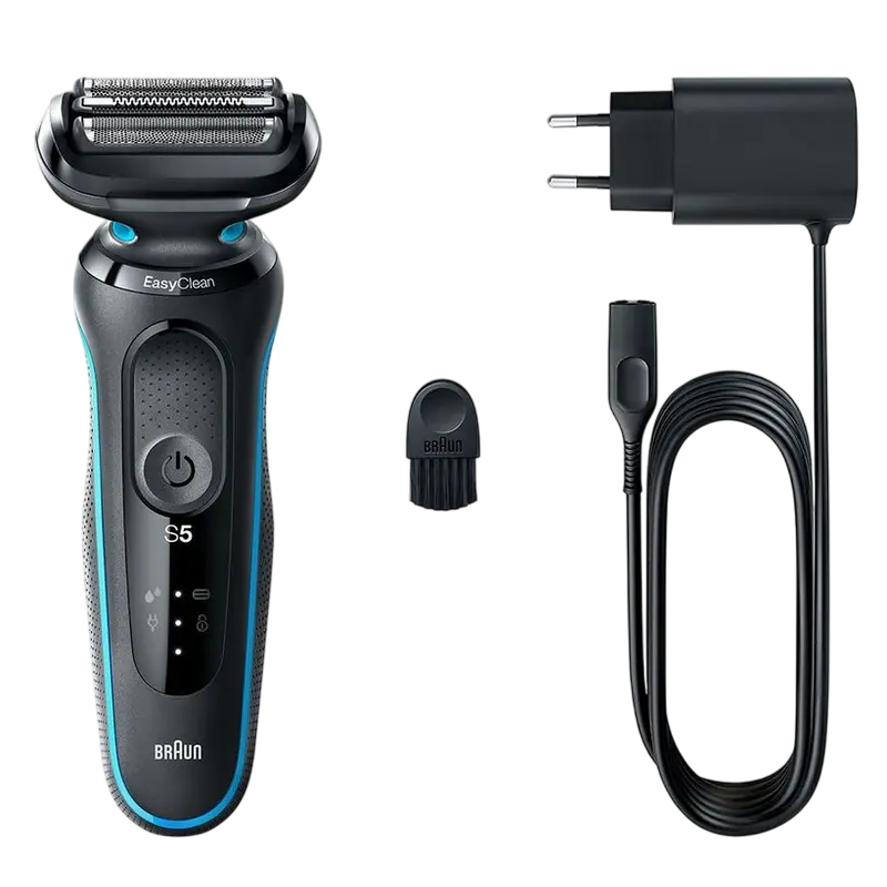 Электробритва мужская Braun Series 5 51-M1000s Черный | Синий