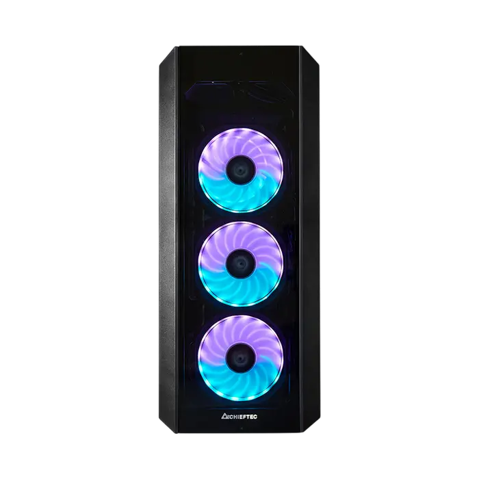 Компьютерный корпус Chieftec GL-03B-UC-OP Midi-Tower Черный