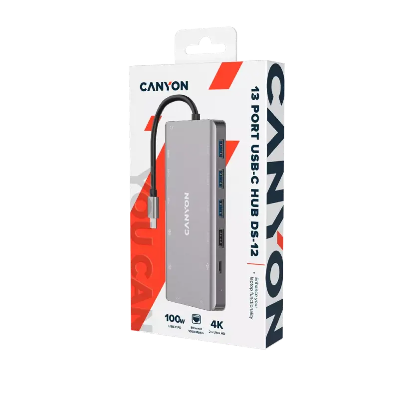 Adaptor Hub Canyon DS-12 Gri