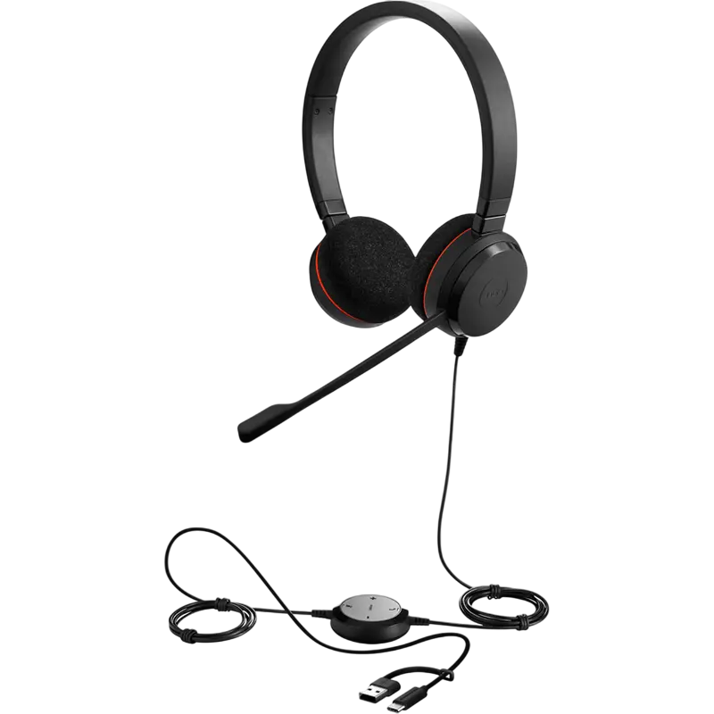 Наушники Jabra Evolve 20SE Stereo Чёрный