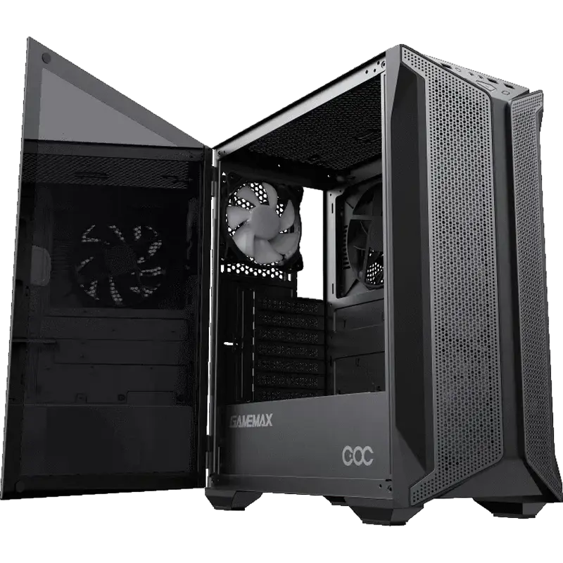 Компьютерный корпус Gamemax BRUFEN C1 Midi-Tower Черный