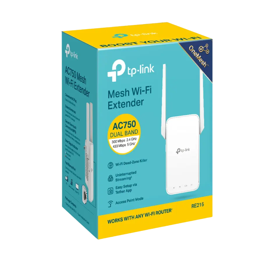 Усилитель Wi‑Fi сигнала TP-LINK RE215 Белый