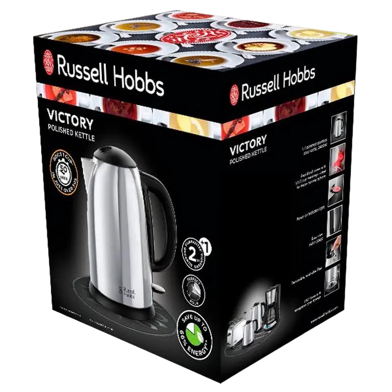 Электрочайник Russell Hobbs Victory Нержавеющая сталь