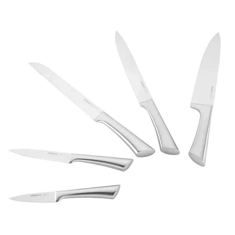 Set de Cuțite Ardesto AR2021SB Black Mars Oțel inoxidabil