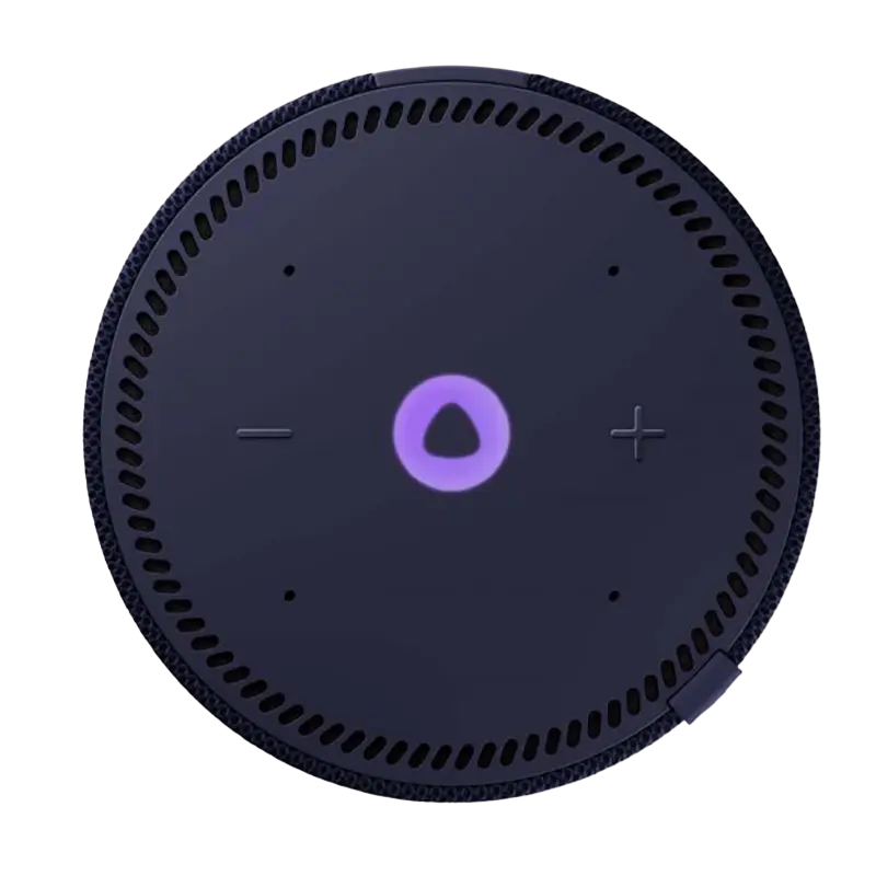 Умная колонка Yandex Station Mini with Clock Синий