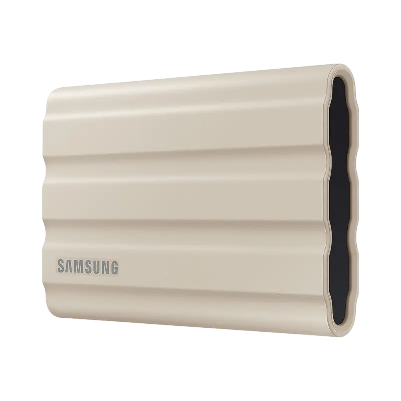 Внешний портативный SSD накопитель Samsung T7 Shield 1 ТБ Бежевый