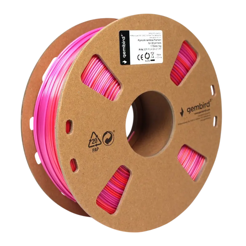 Нить для 3D-принтера Gembird 3DP-PLA-SK-01-RP Красный | Фиолетовый
