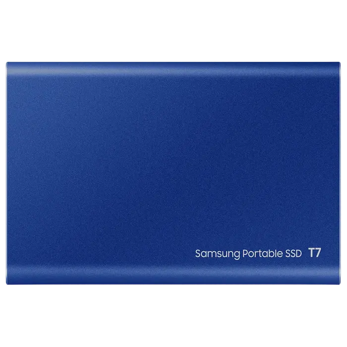 Внешний портативный жесткий диск Samsung T7 2 ТБ Синий
