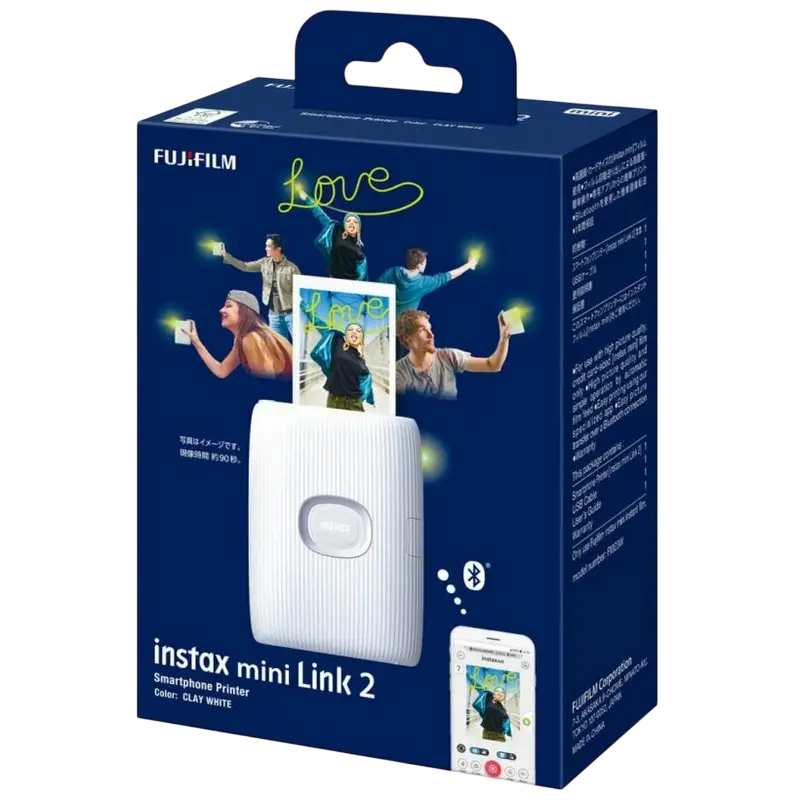 Фотопринтер instax Mini Link 2 62 x 46 мм Белый