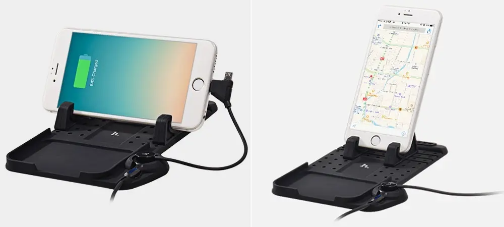 Автомобильный держатель Hoco CA1 Silicone Car Holder Черный