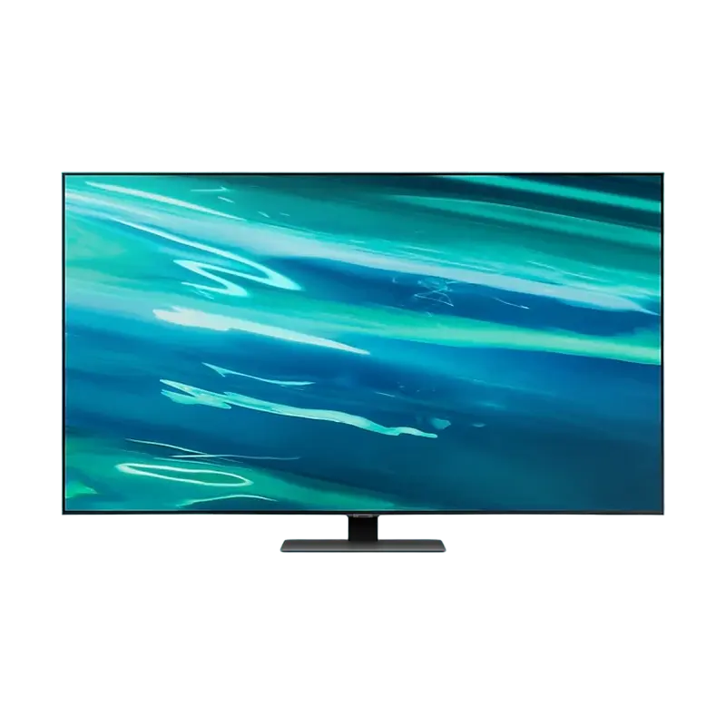 55" QLED SMART Телевизор Samsung QE55Q80AAUXUA Черный