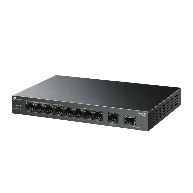 Comutator PoE TP-LINK Desktop Switch Negru