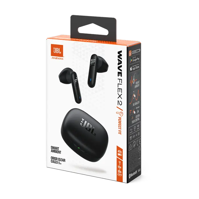 Наушники JBL. Wave Flex 2 Чёрный